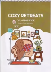 کتاب رنگ آمیزی COZY RETREATS 1707 /ش.ر*/ حتمی