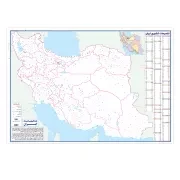 نقشه آموزشی تقسیمات ایران / اندیشه کهن