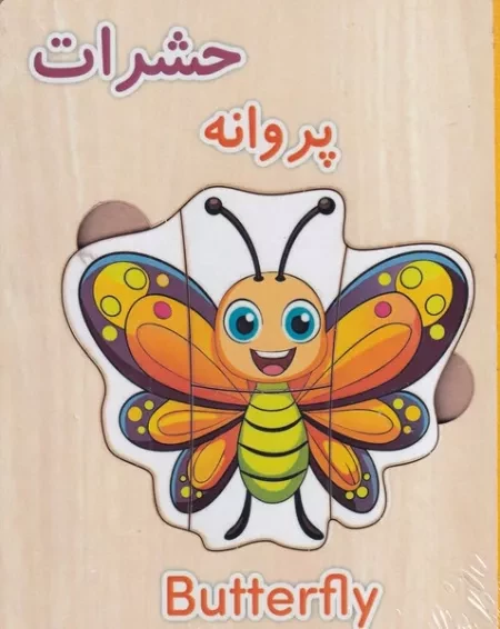 پازل چوبی آموزشی حشرات / نورماه